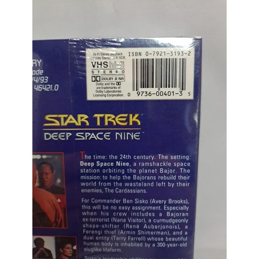 Star Trek: Deep Space Nine/ Pilot- Emissary -Sealed VHS/ CD Rom Game‎ Harbinger